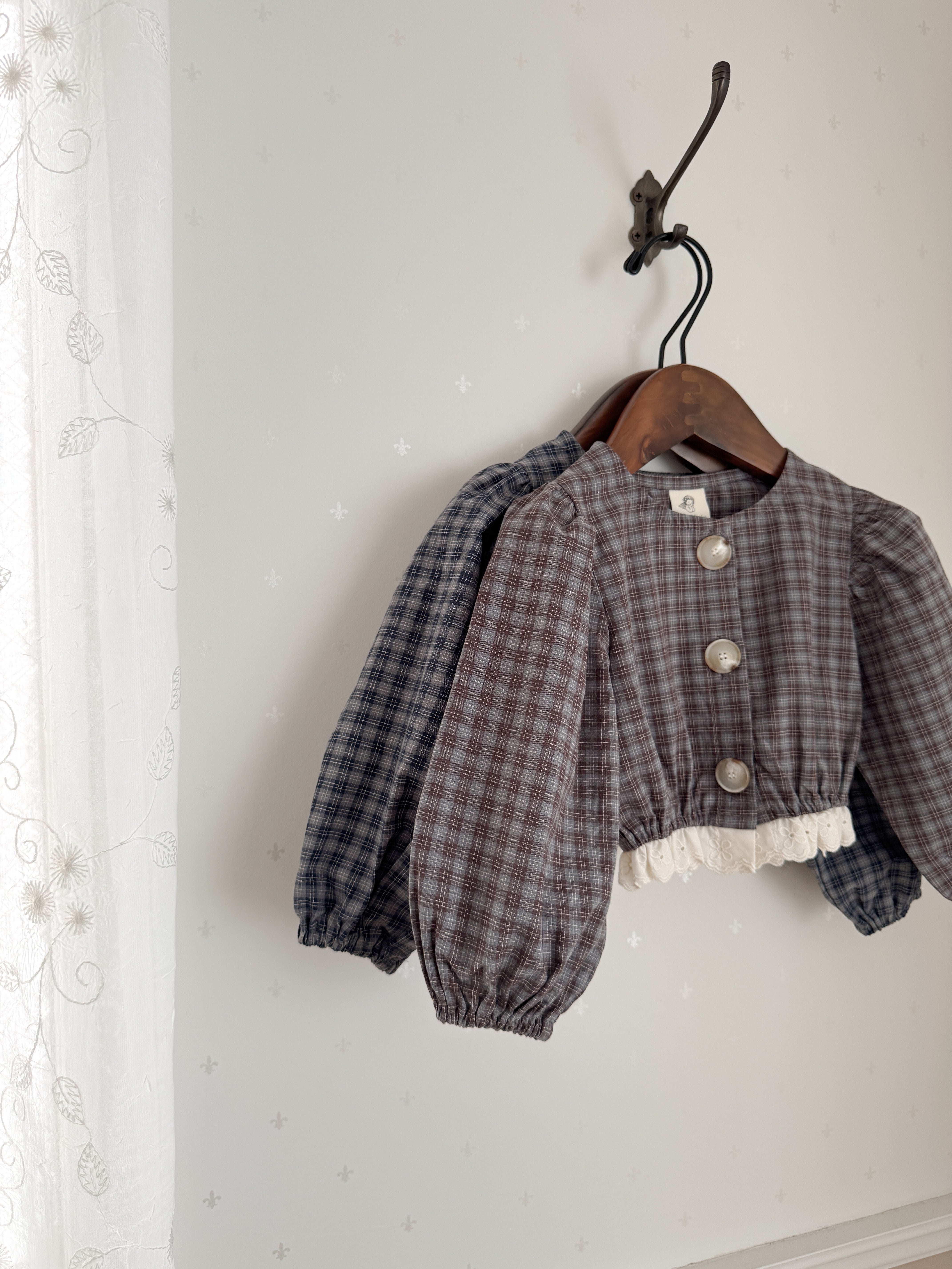Odd check jacket