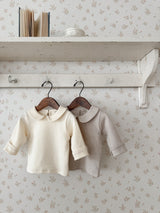 Round collar tops