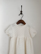 Soft puff knit one-piece