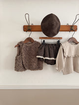Check lace cancan bloomer