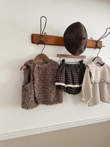 Check lace cancan bloomer