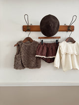 Check lace cancan bloomer