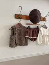Check lace cancan bloomer