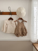 Bebe garden suspender suit