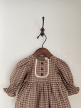 Chocolate smock rompers