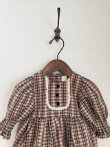 Chocolate smock rompers