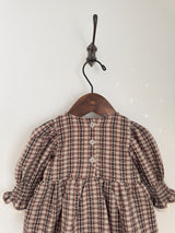 Chocolate smock rompers