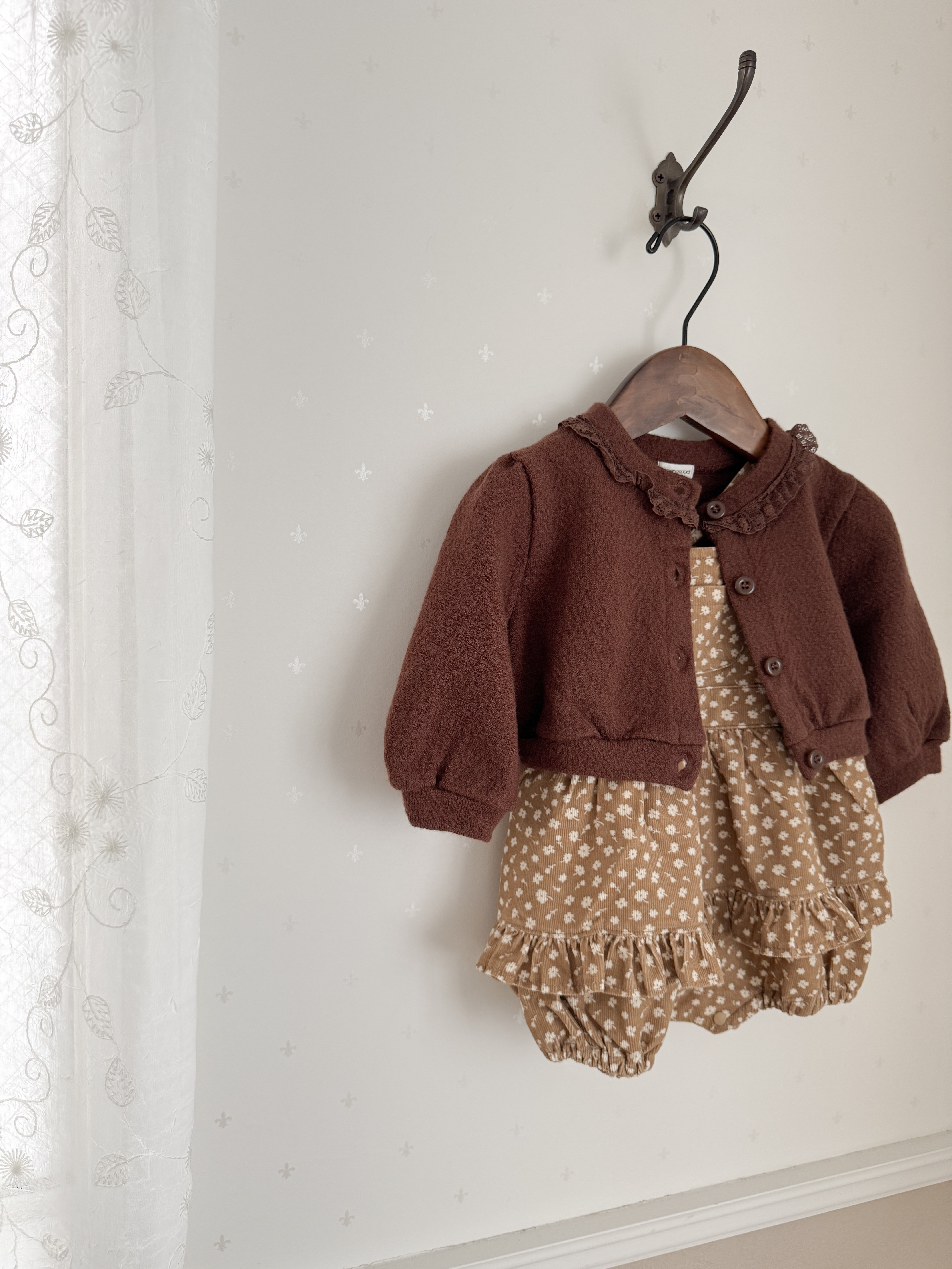 Bebe mocha cardigan
