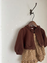 Bebe mocha cardigan