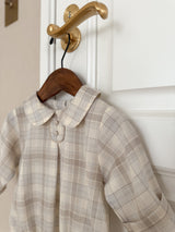 Leandre check rompers