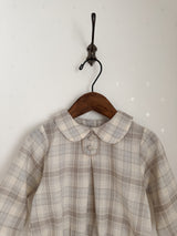 Leandre check rompers