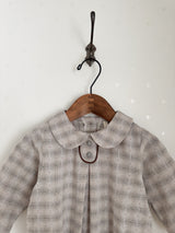 Leandre check rompers
