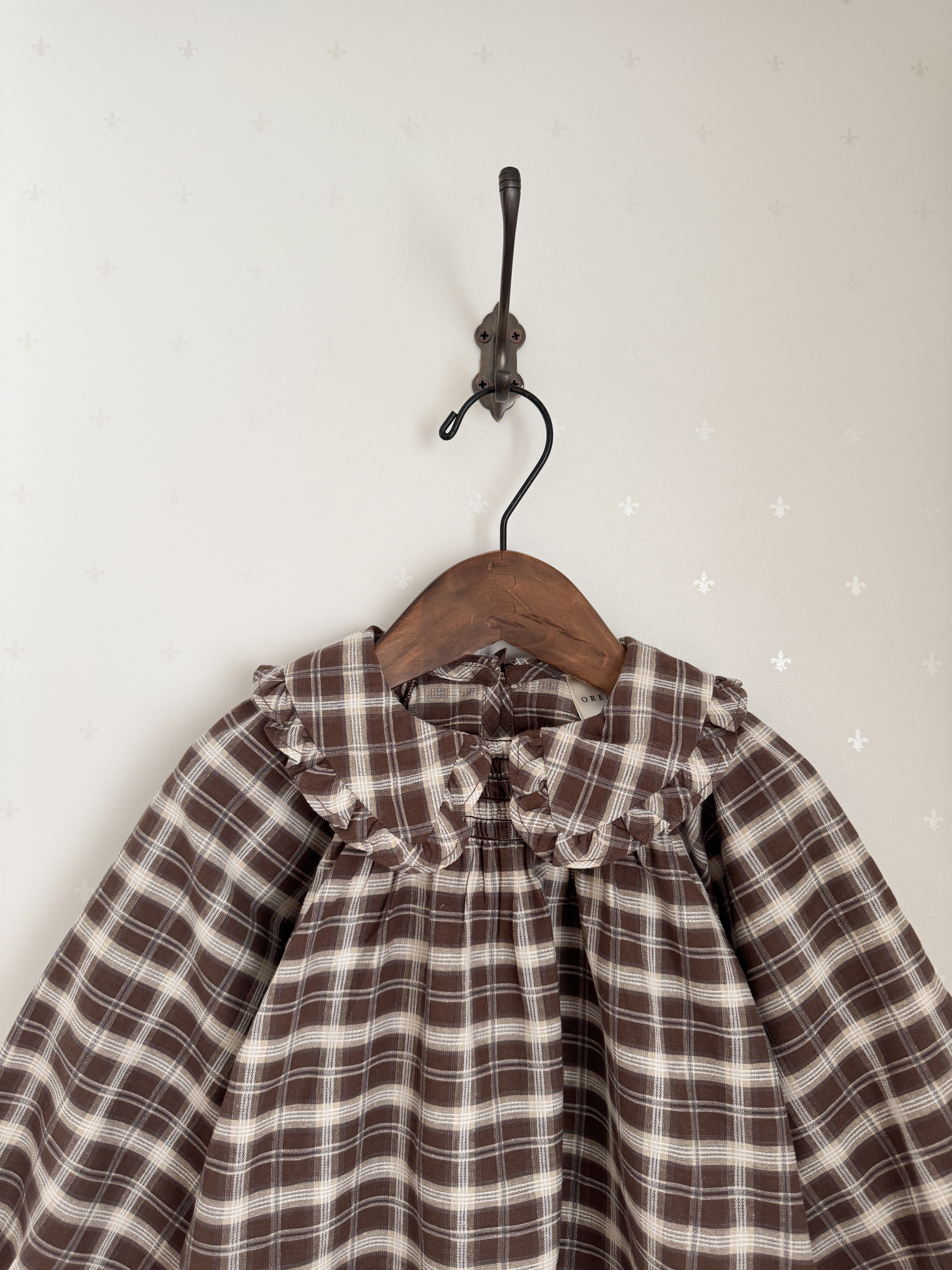 Marche check blouse