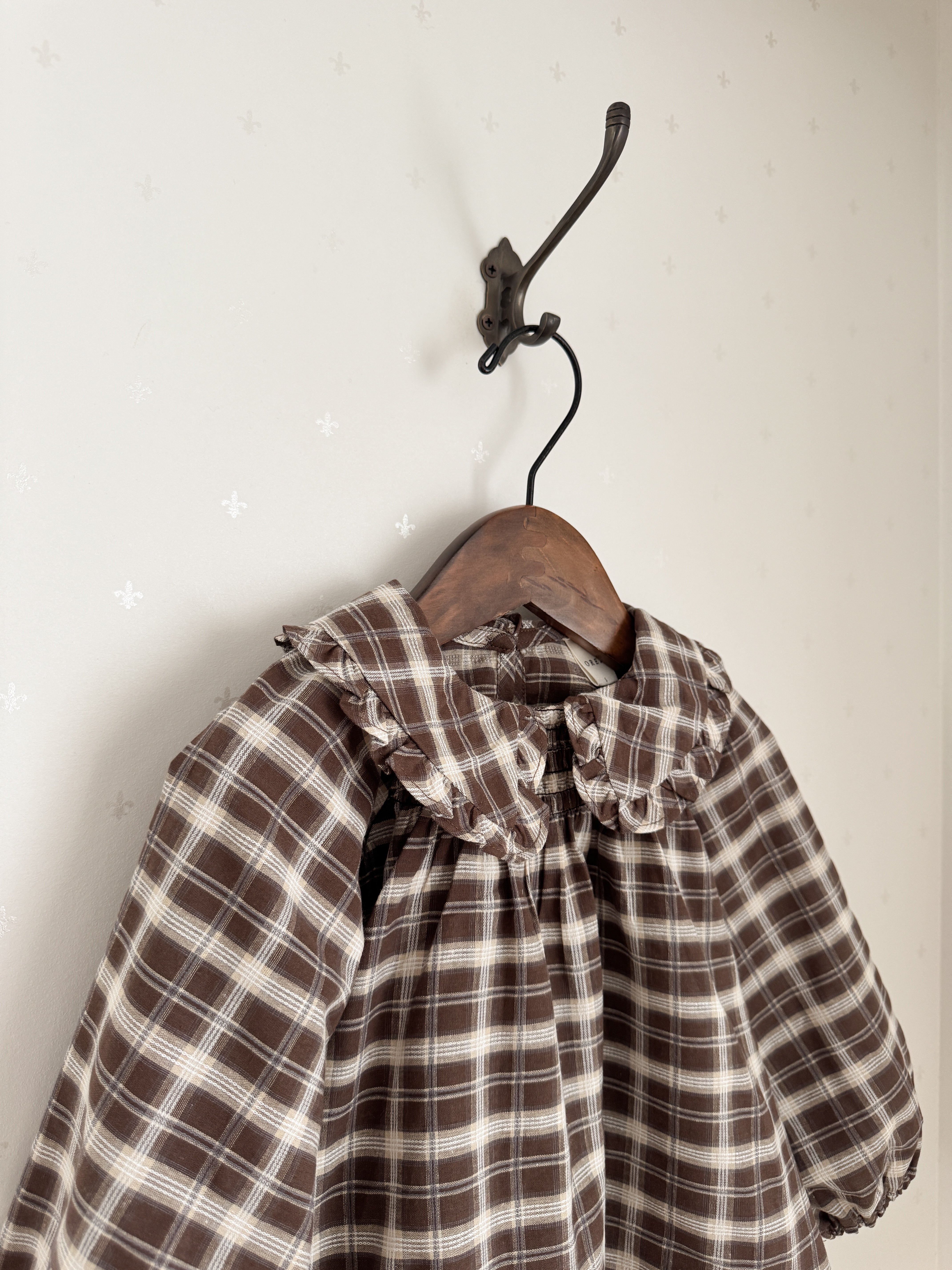 Marche check blouse