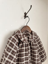 Marche check blouse