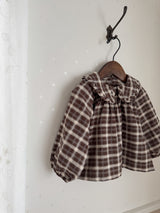 Marche check blouse
