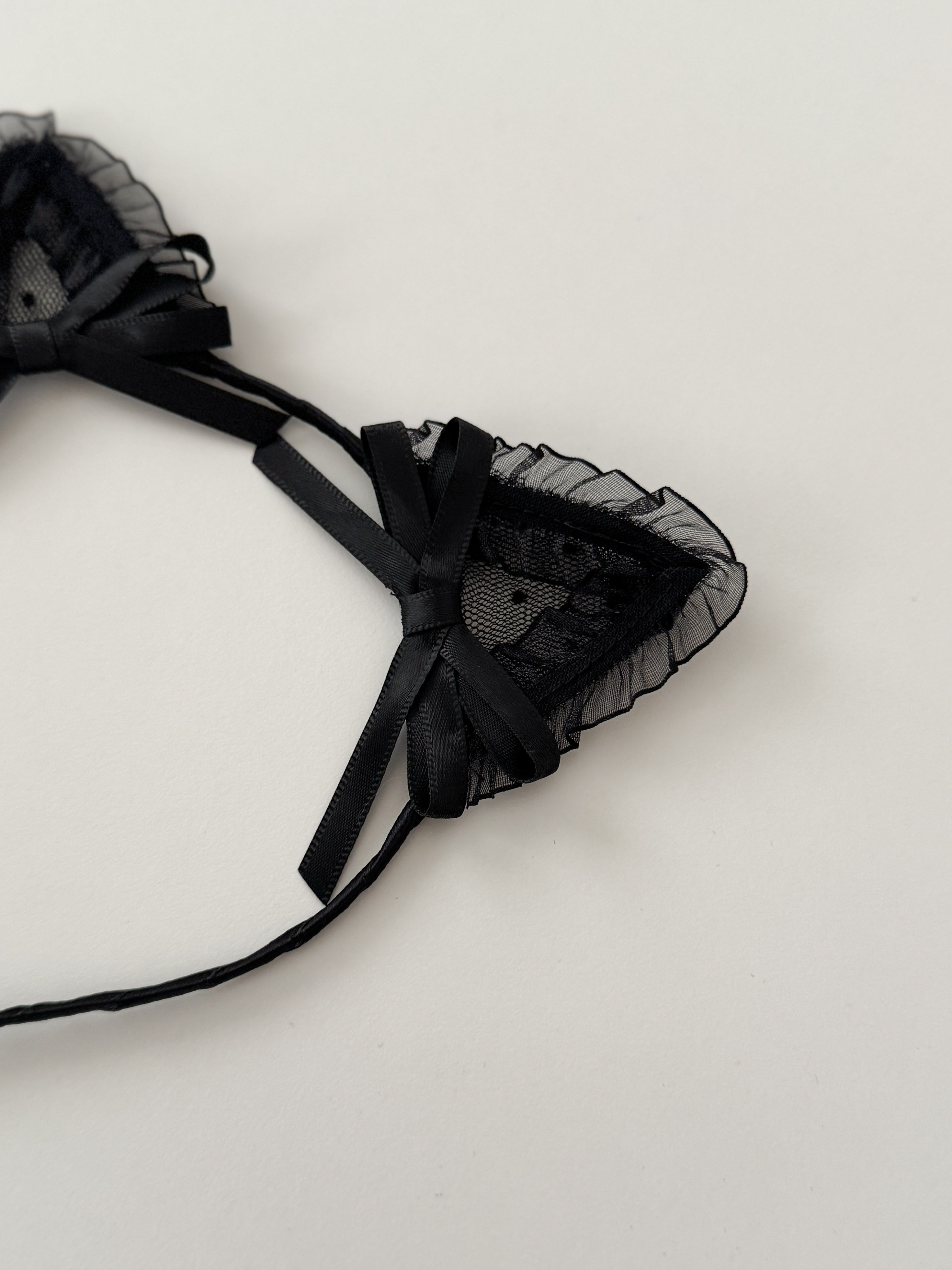 Black cat headband