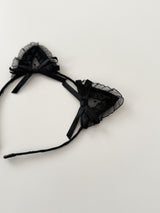 Black cat headband