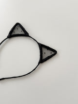 Black cat headband