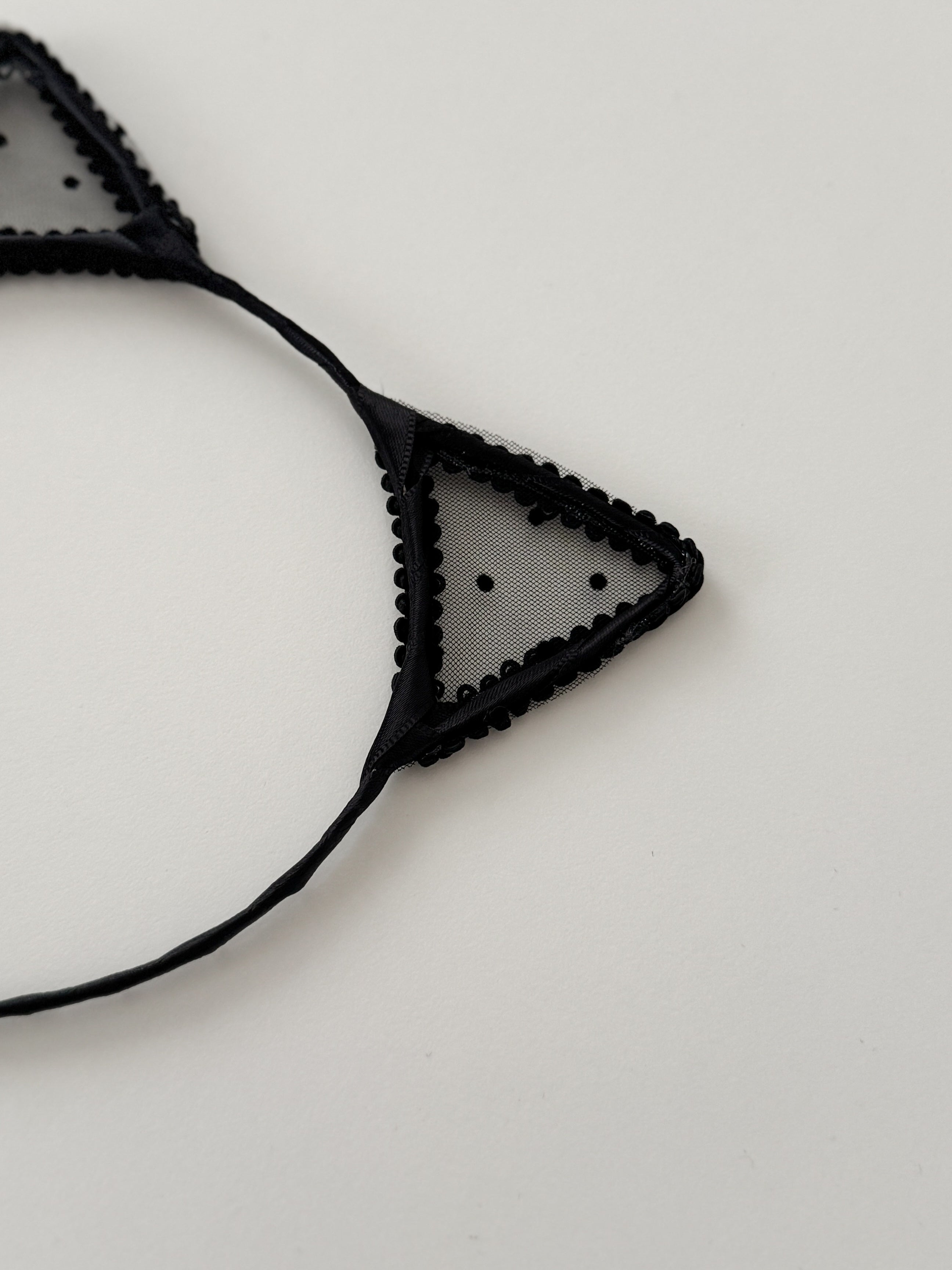 Black cat headband