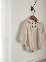 Nunu jacquard double rompers
