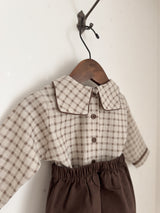 Brunette check set up