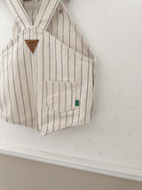 Cotton berry short overall (baby)