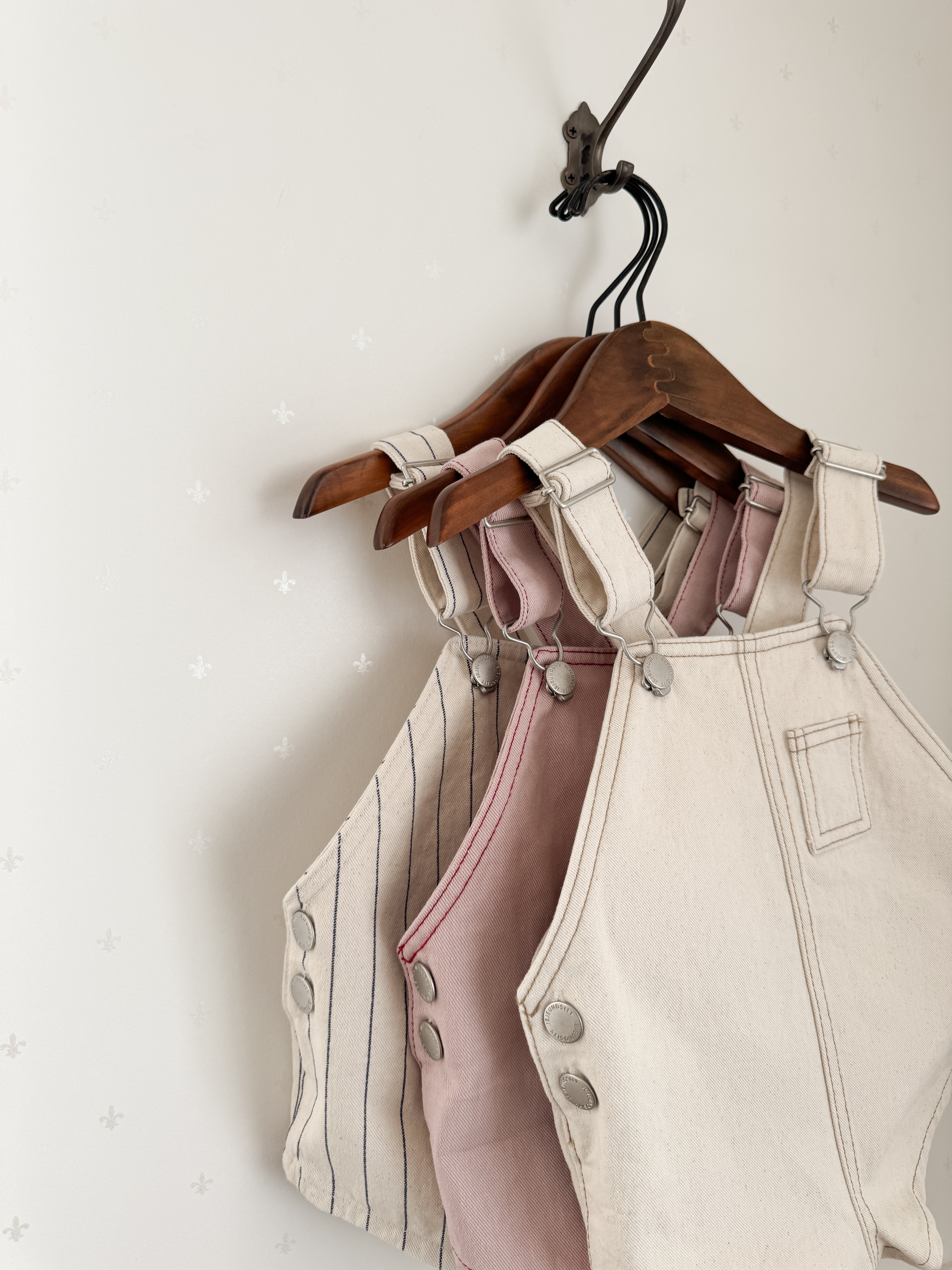 Cotton berry short overall (baby)