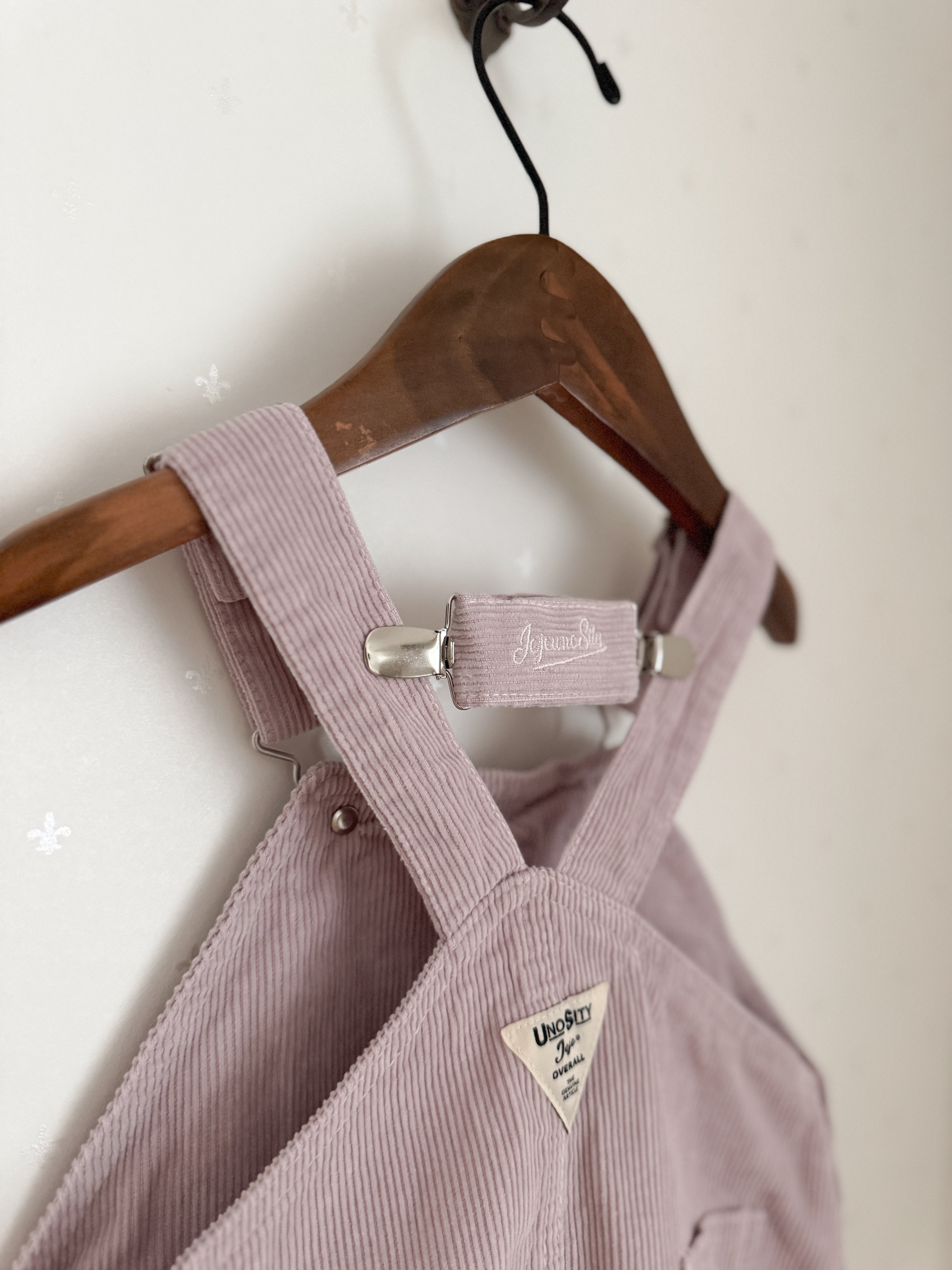 Corduroy berry short overall (normal)