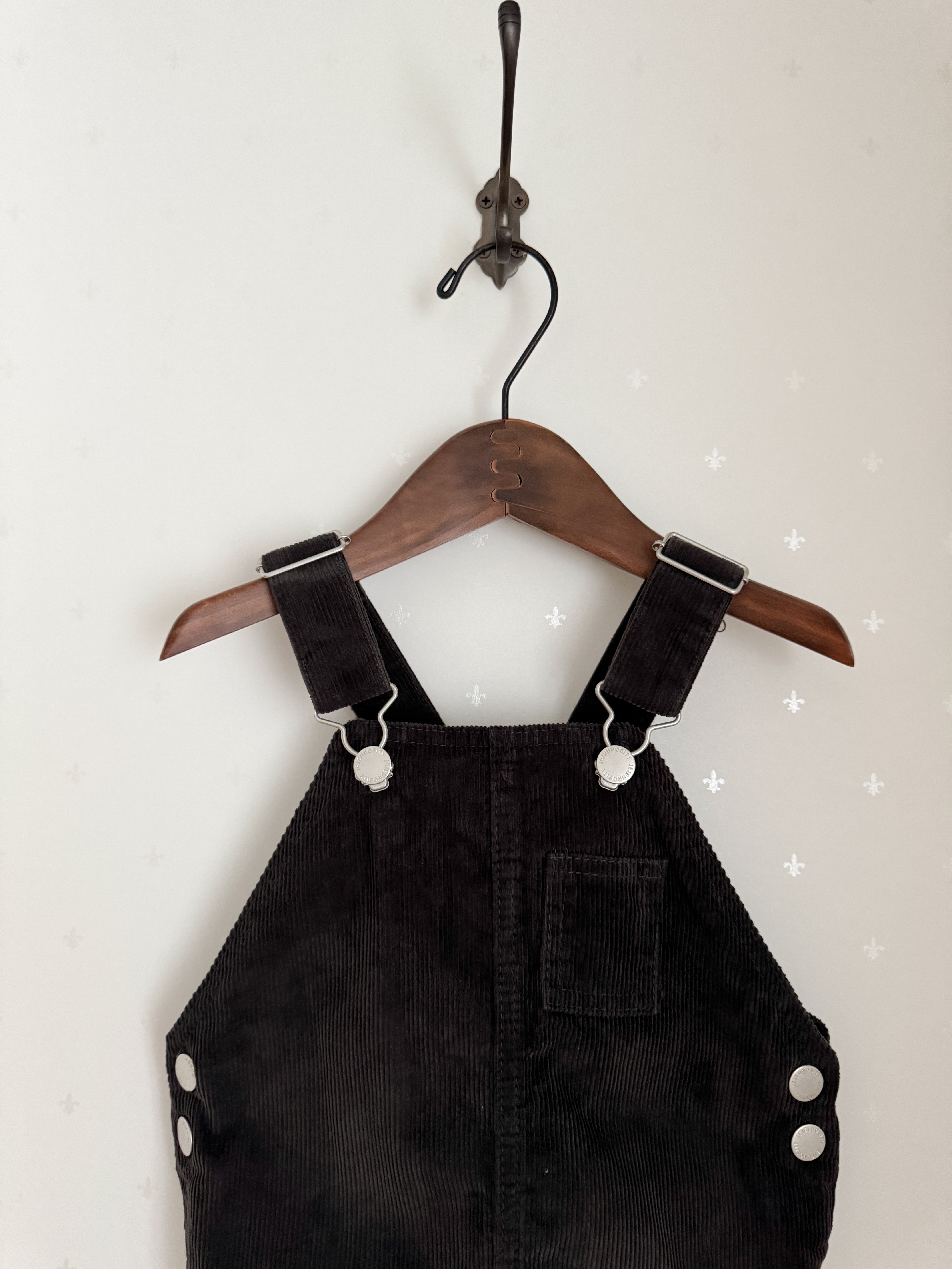 Corduroy berry short overall (normal)