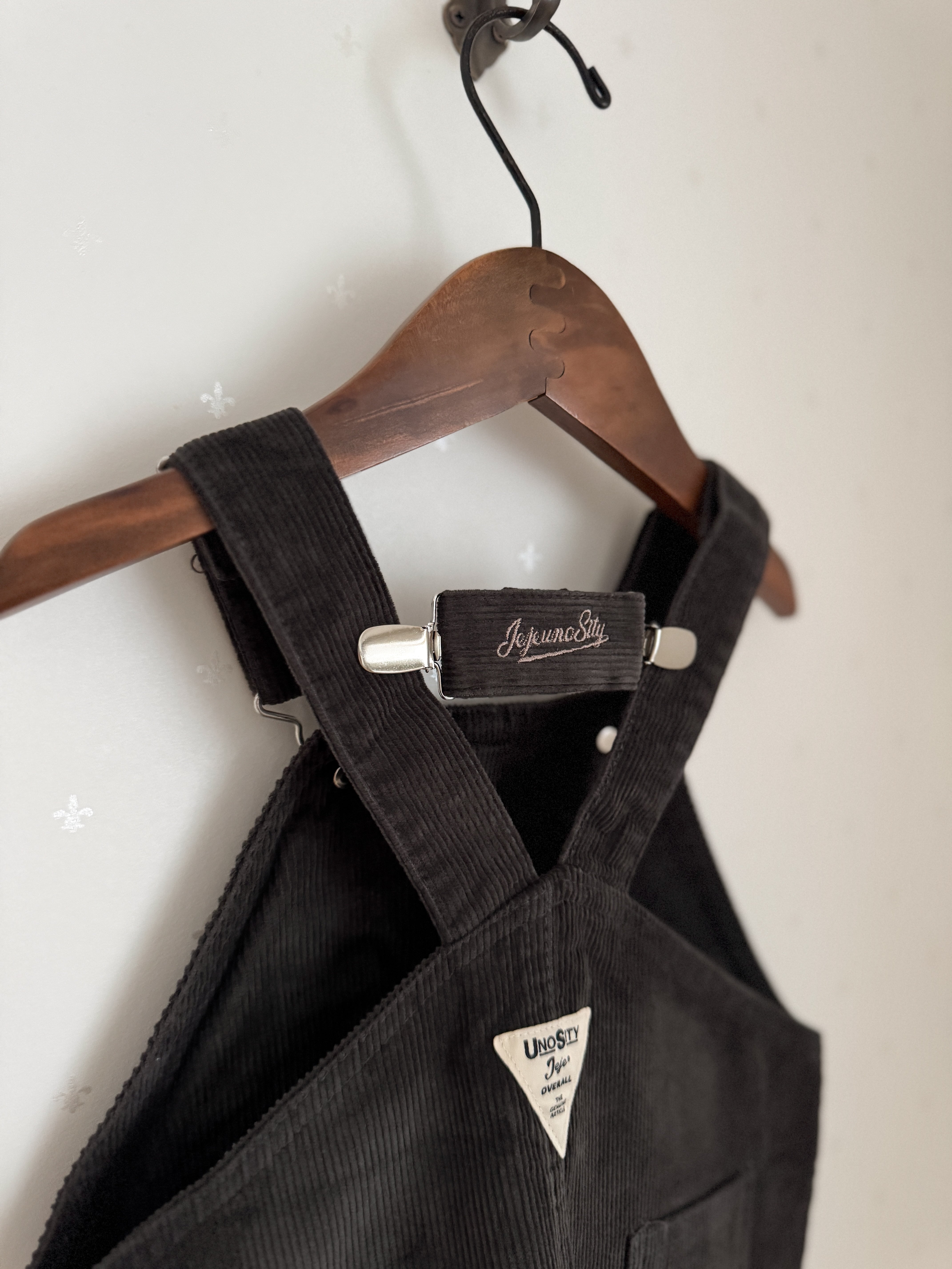 Corduroy berry short overall (normal)