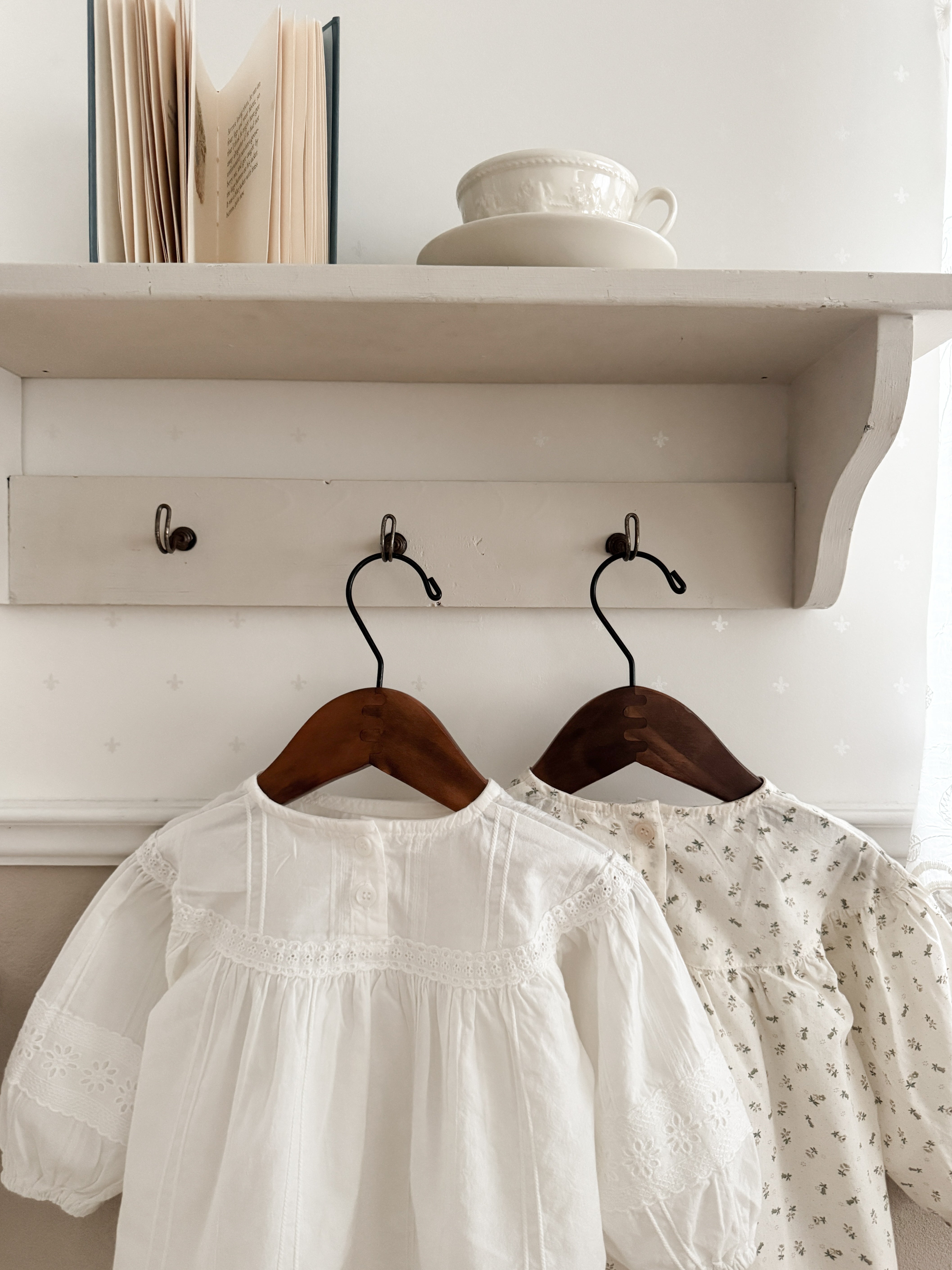 Shirring smock blouse