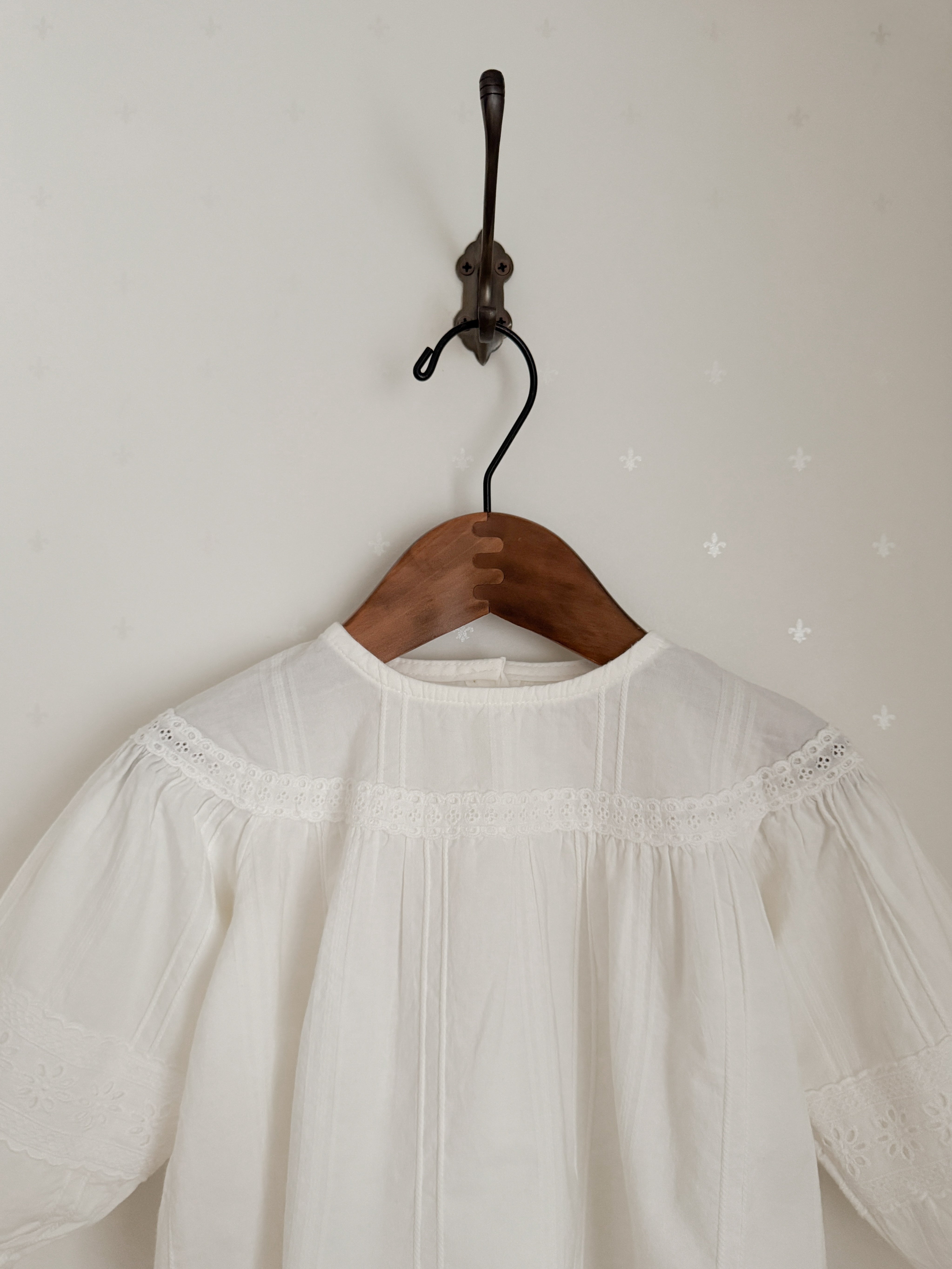 Shirring smock blouse