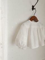 Shirring smock blouse