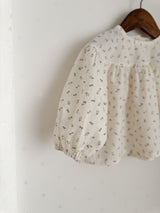 Shirring smock blouse