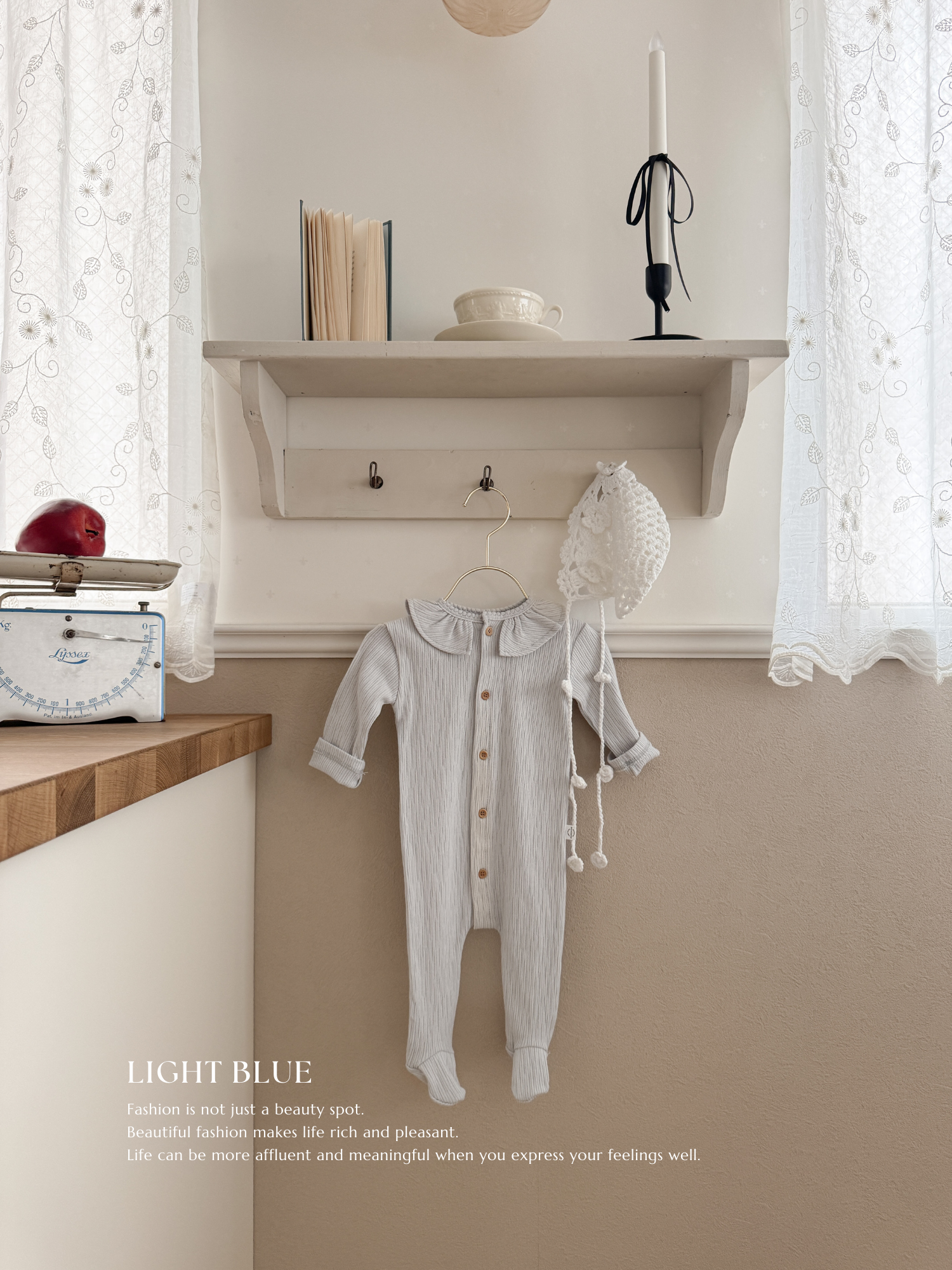 Keuri frill newborn suit
