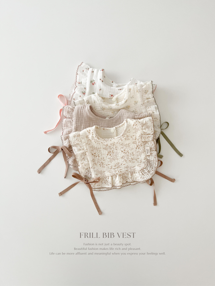 Frill bib vest