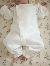 Jacquard glow rompers