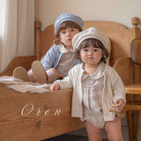 ［OREN］Allo cardigan & beret set