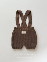 ［Aosta］Knit overalls