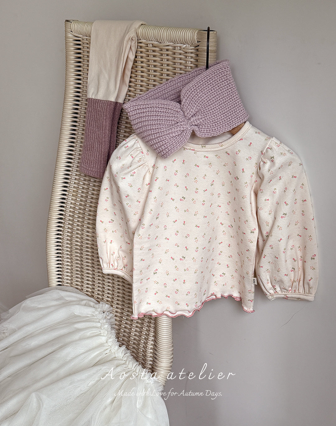 ［Aosta］Knit hairband