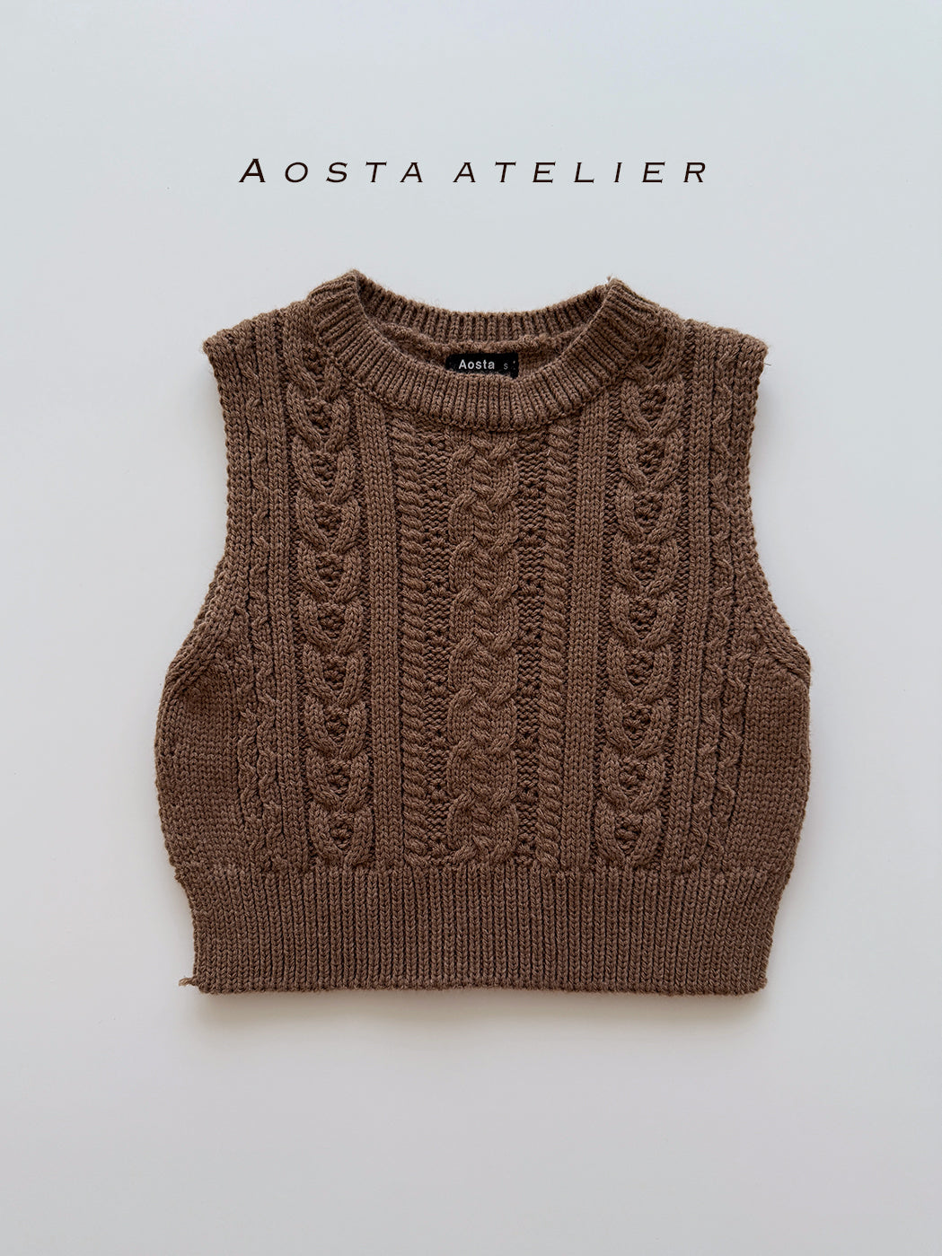 ［Aosta］Knit vest