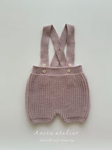 ［Aosta］Knit overalls