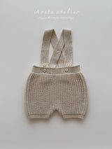 ［Aosta］Knit overalls