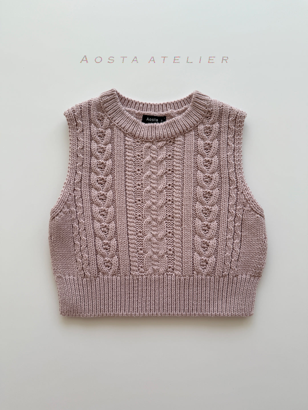 ［Aosta］Knit vest