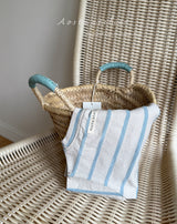 ［Aosta］Signature stripe T
