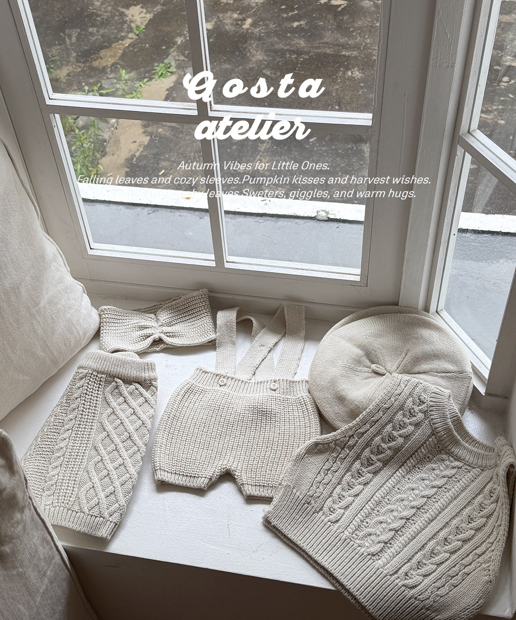 ［Aosta］Knit vest