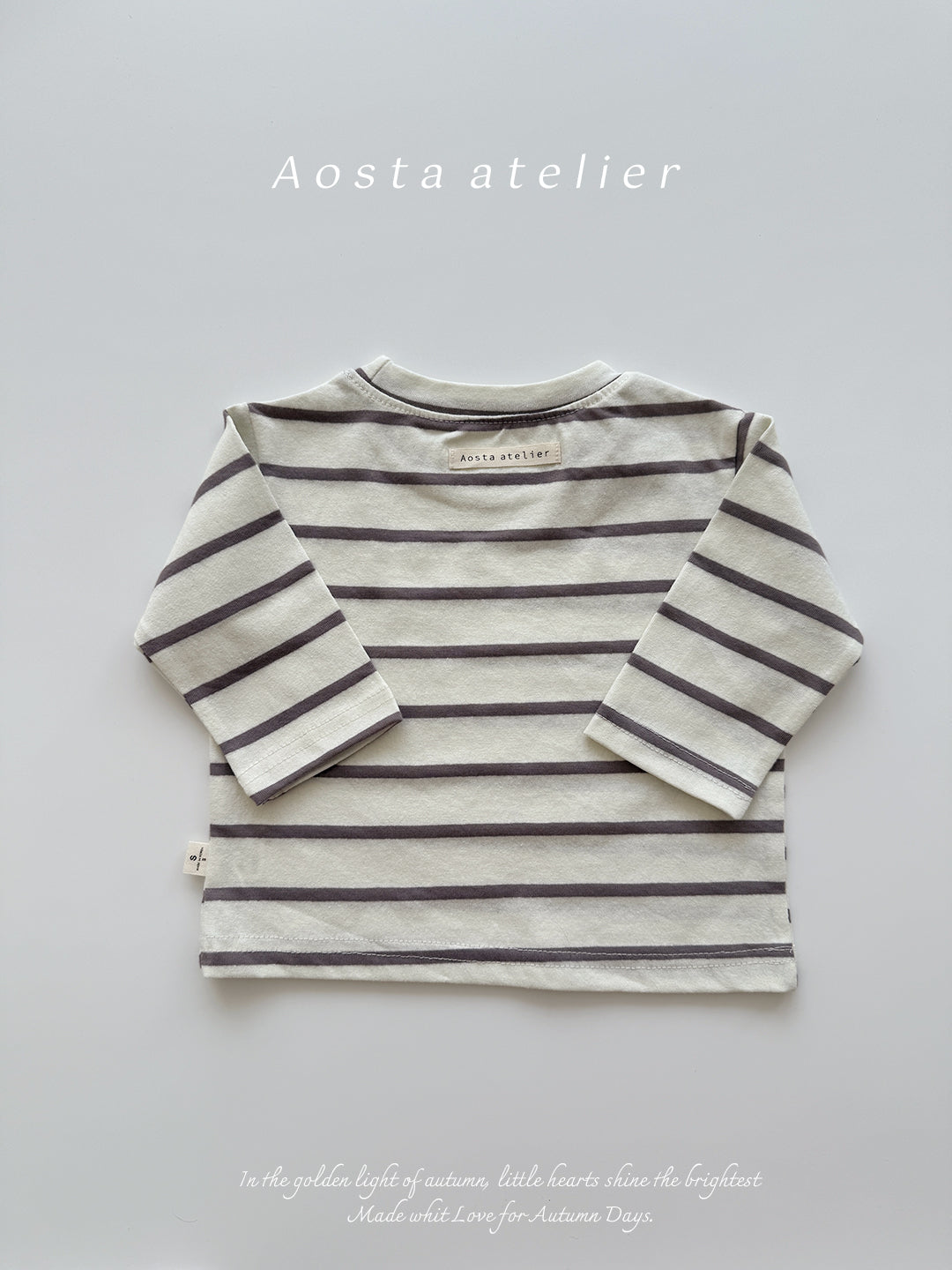［Aosta］Signature stripe T