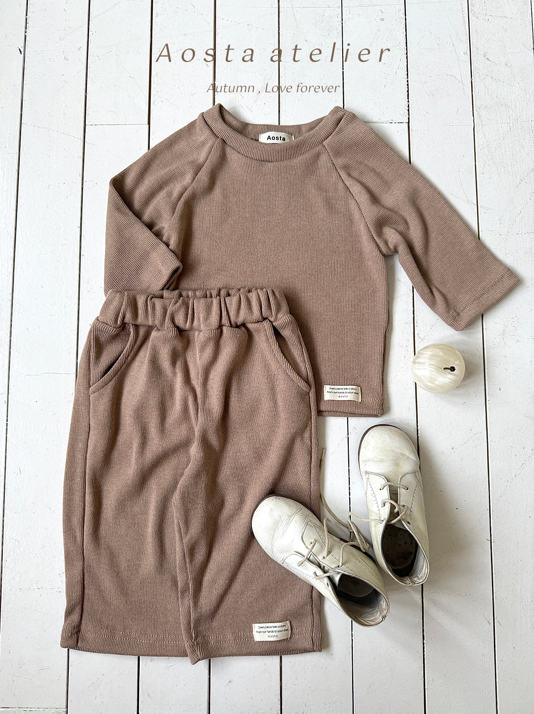 ［Aosta］Mellow rib T