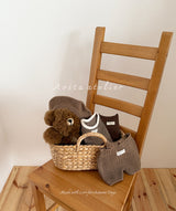 ［Aosta］Knit overalls